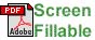 Adobe PDF Screen Fillable Icon